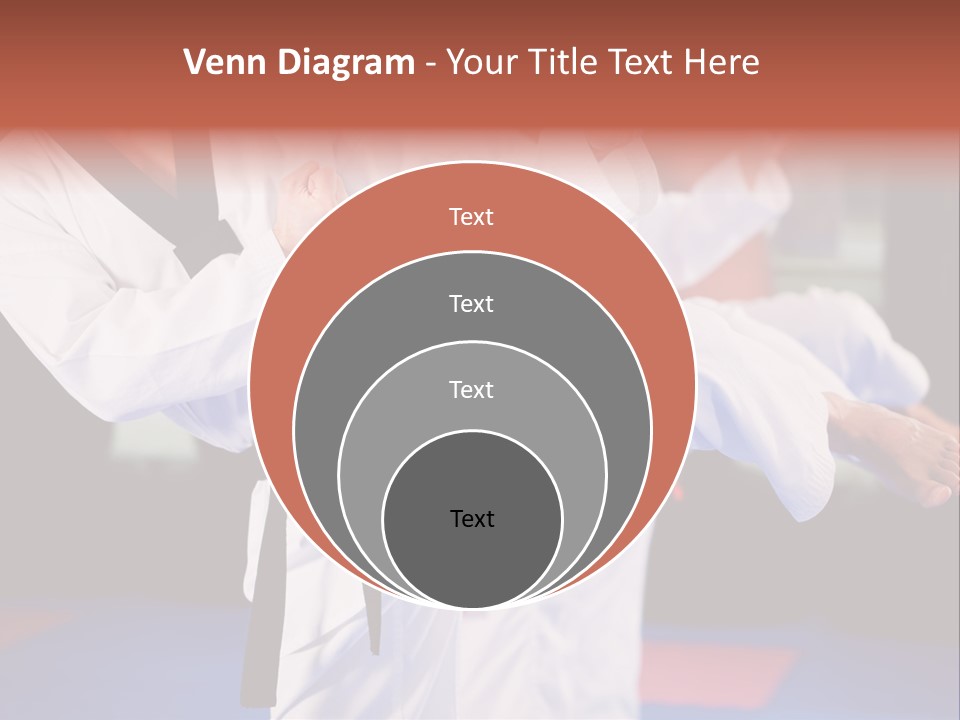 Arts Taekwondo Personal Trainer PowerPoint Template