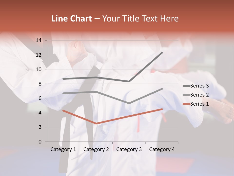 Arts Taekwondo Personal Trainer PowerPoint Template