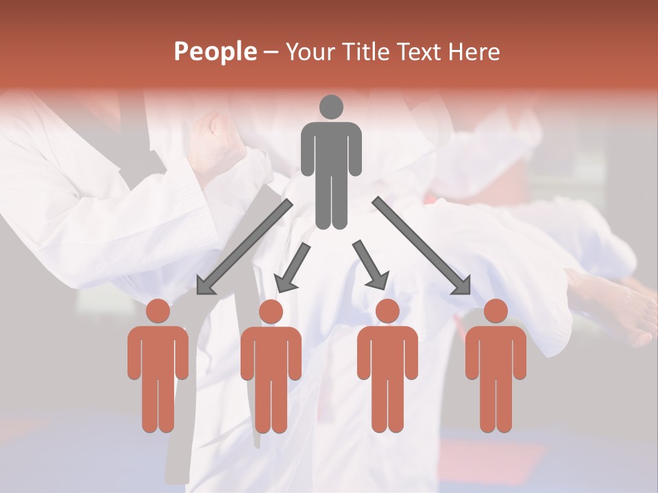 Arts Taekwondo Personal Trainer PowerPoint Template