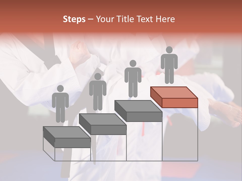 Arts Taekwondo Personal Trainer PowerPoint Template