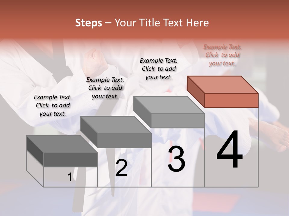 Arts Taekwondo Personal Trainer PowerPoint Template