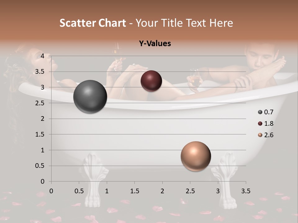 Glass Bath Happiness PowerPoint Template