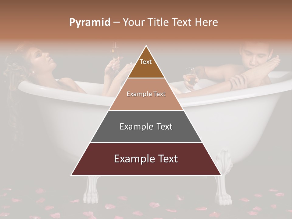 Glass Bath Happiness PowerPoint Template