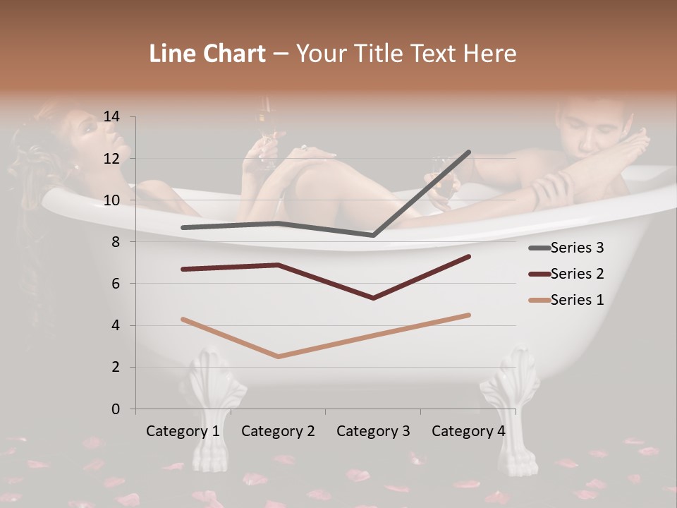 Glass Bath Happiness PowerPoint Template