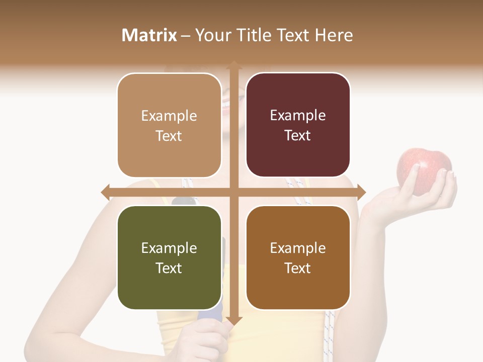 Portrait Lifestyle Joyful PowerPoint Template