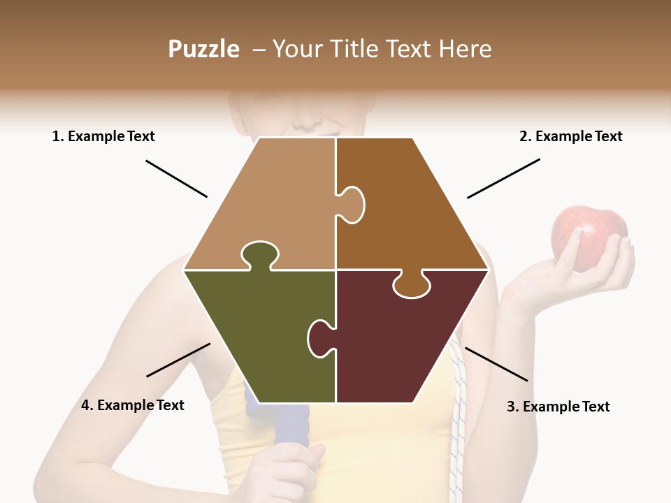 Portrait Lifestyle Joyful PowerPoint Template