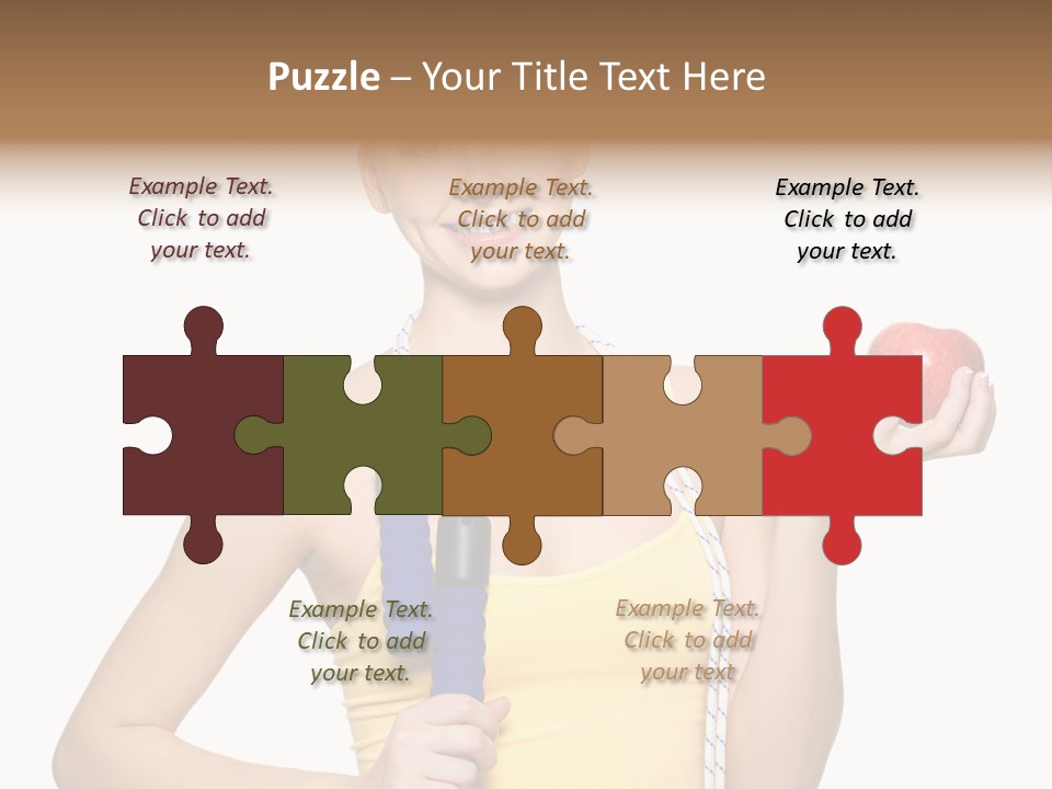 Portrait Lifestyle Joyful PowerPoint Template