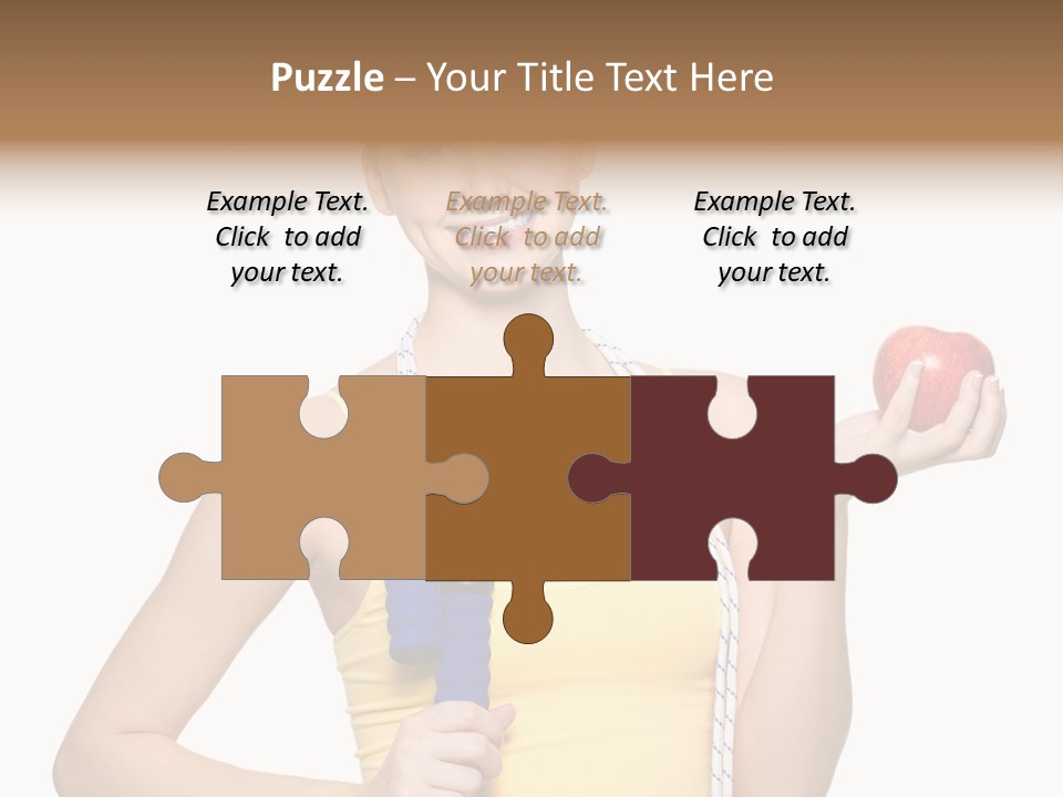 Portrait Lifestyle Joyful PowerPoint Template