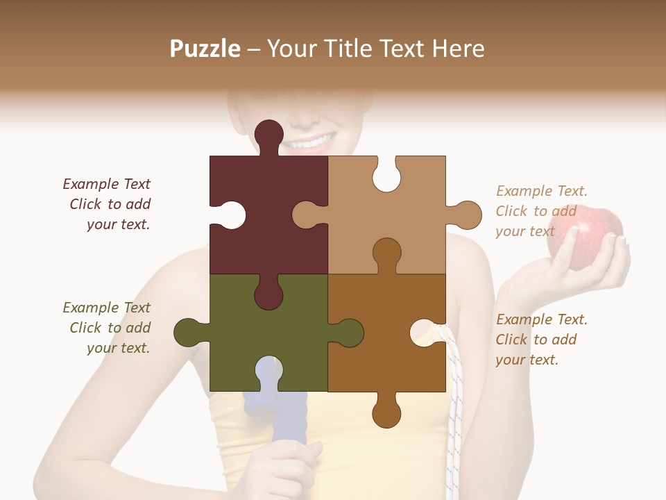 Portrait Lifestyle Joyful PowerPoint Template