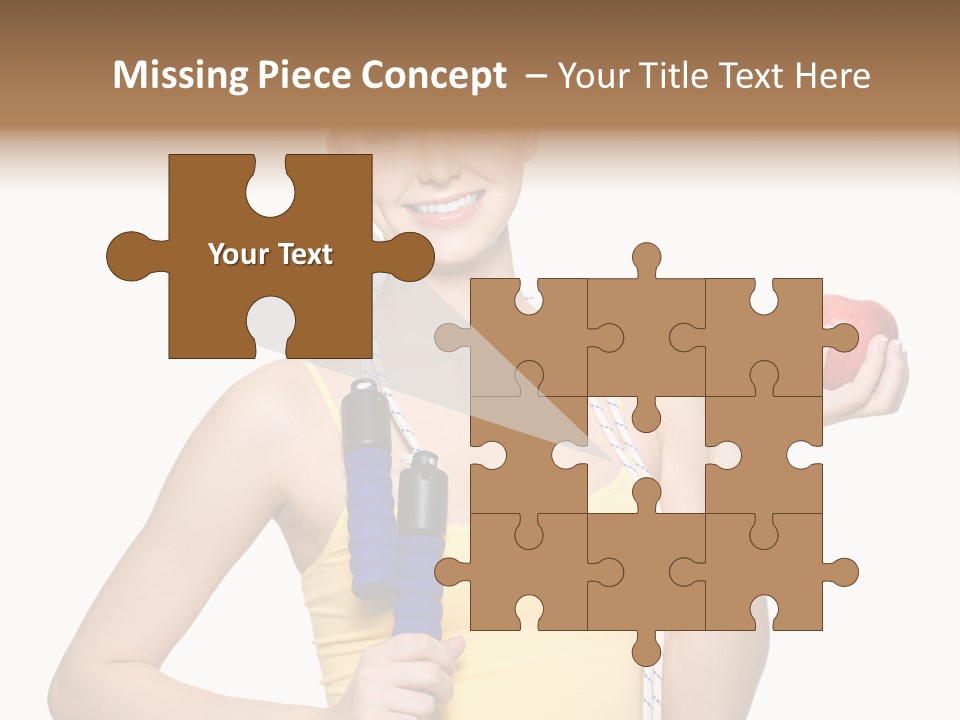 Portrait Lifestyle Joyful PowerPoint Template