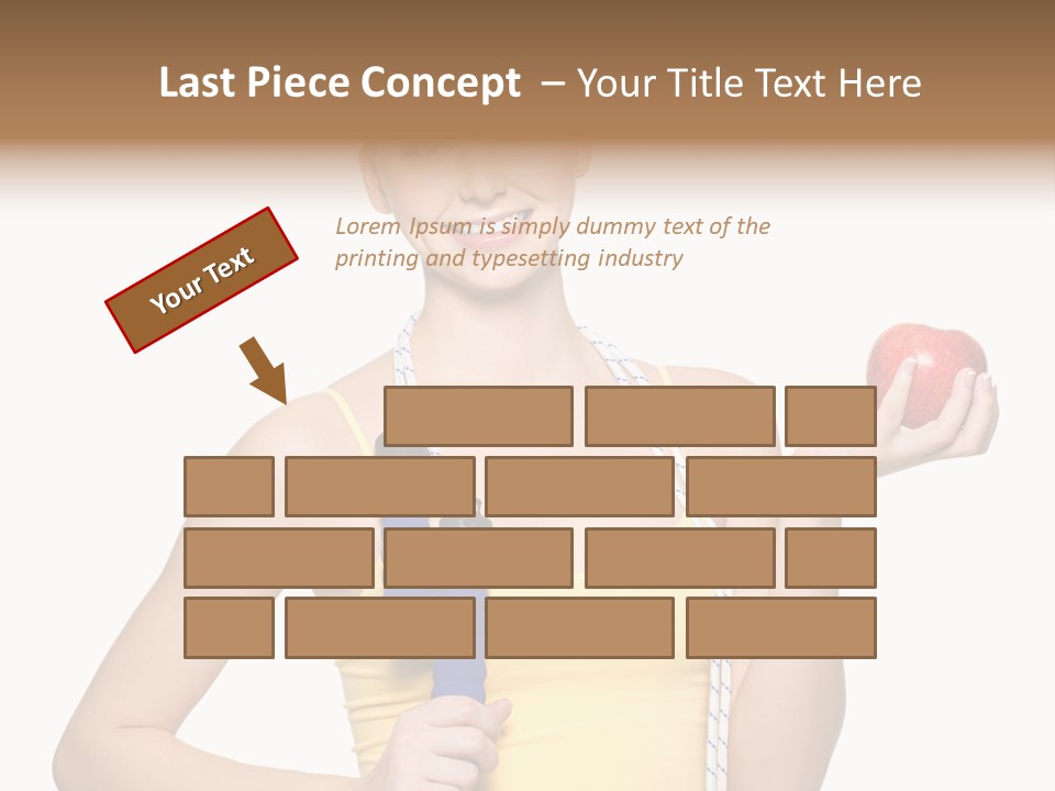 Portrait Lifestyle Joyful PowerPoint Template