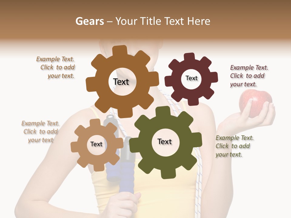 Portrait Lifestyle Joyful PowerPoint Template