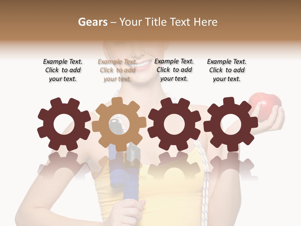 Portrait Lifestyle Joyful PowerPoint Template