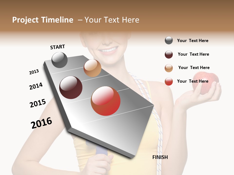 Portrait Lifestyle Joyful PowerPoint Template