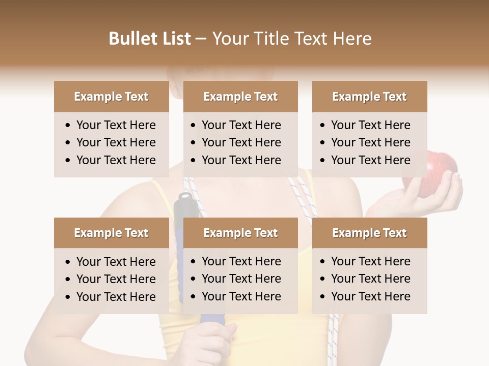 Portrait Lifestyle Joyful PowerPoint Template