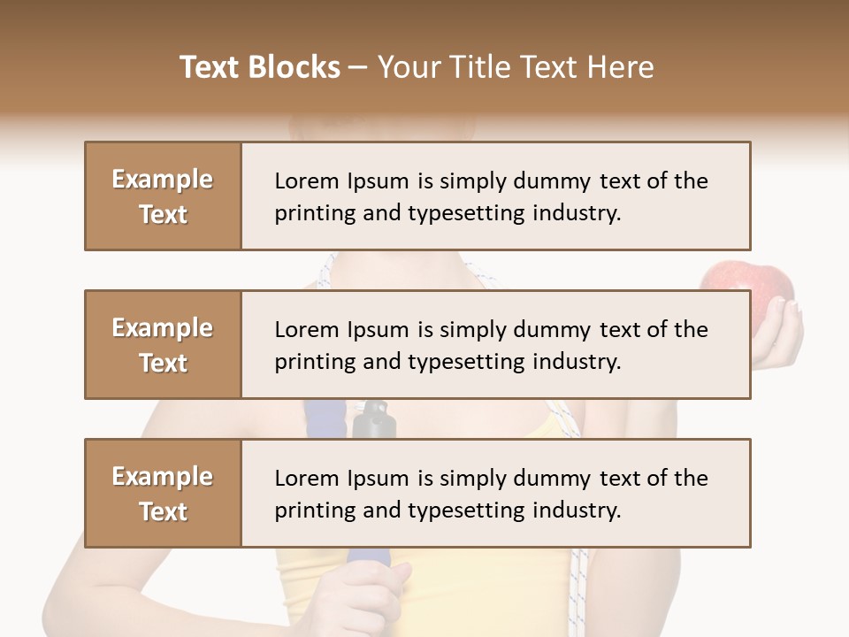 Portrait Lifestyle Joyful PowerPoint Template
