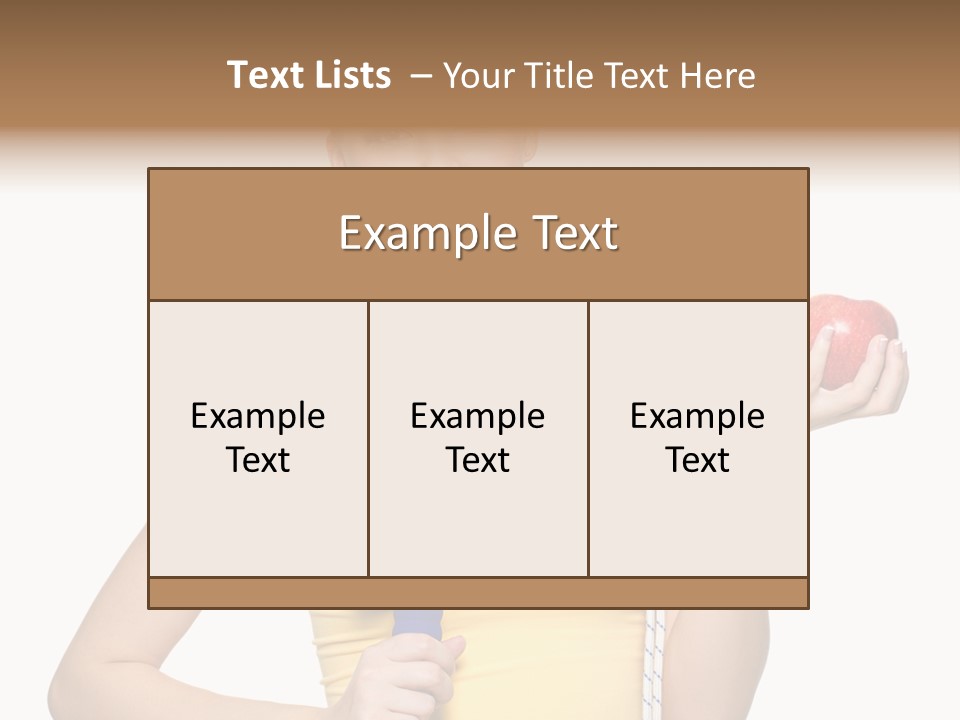 Portrait Lifestyle Joyful PowerPoint Template