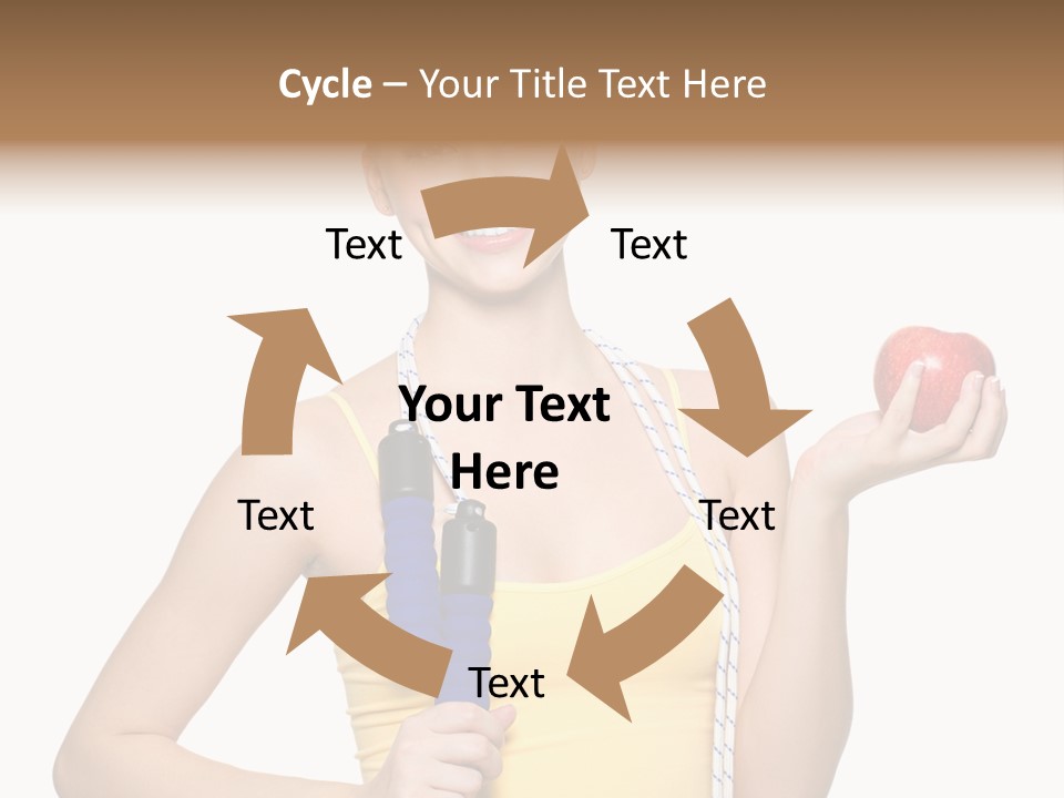 Portrait Lifestyle Joyful PowerPoint Template