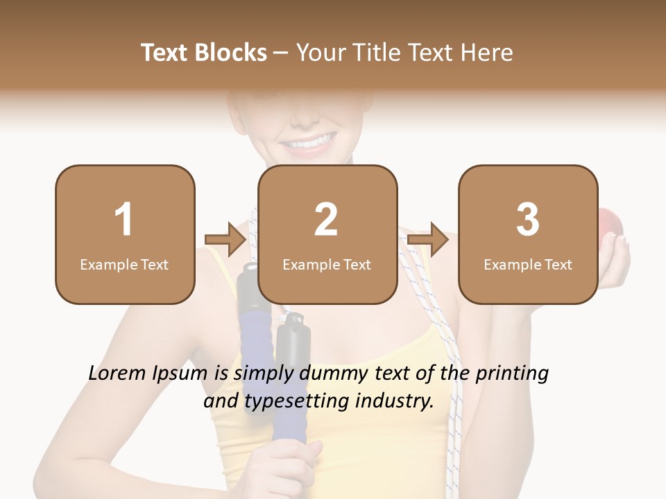 Portrait Lifestyle Joyful PowerPoint Template