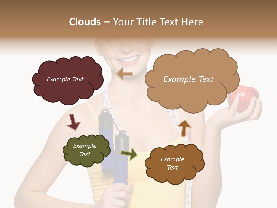 Portrait Lifestyle Joyful PowerPoint Template