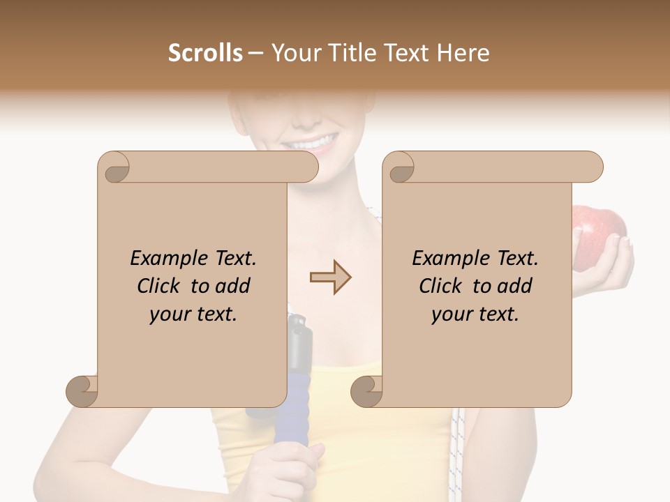 Portrait Lifestyle Joyful PowerPoint Template
