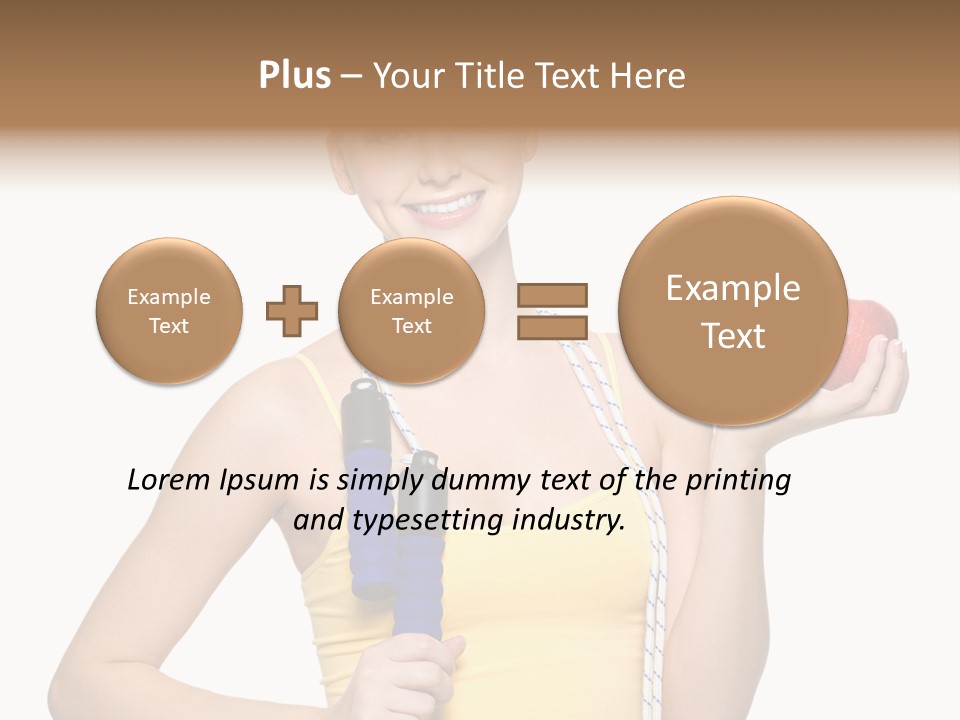 Portrait Lifestyle Joyful PowerPoint Template