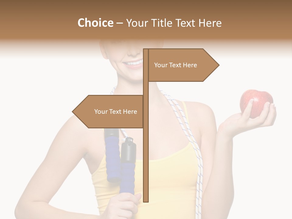 Portrait Lifestyle Joyful PowerPoint Template