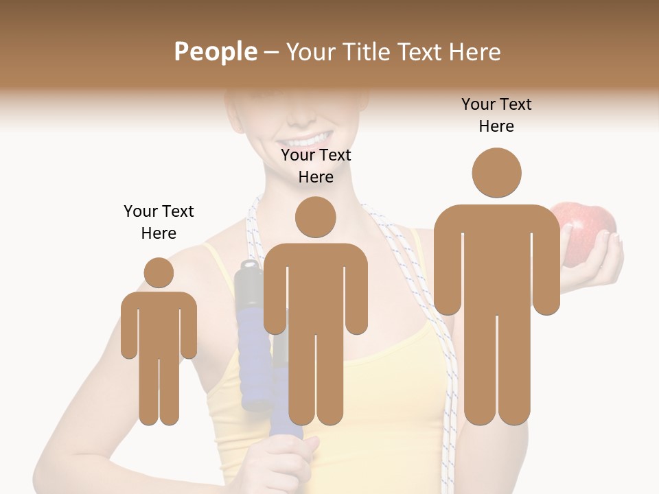 Portrait Lifestyle Joyful PowerPoint Template