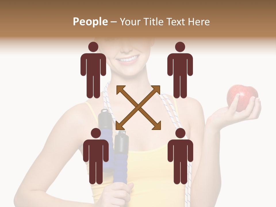 Portrait Lifestyle Joyful PowerPoint Template