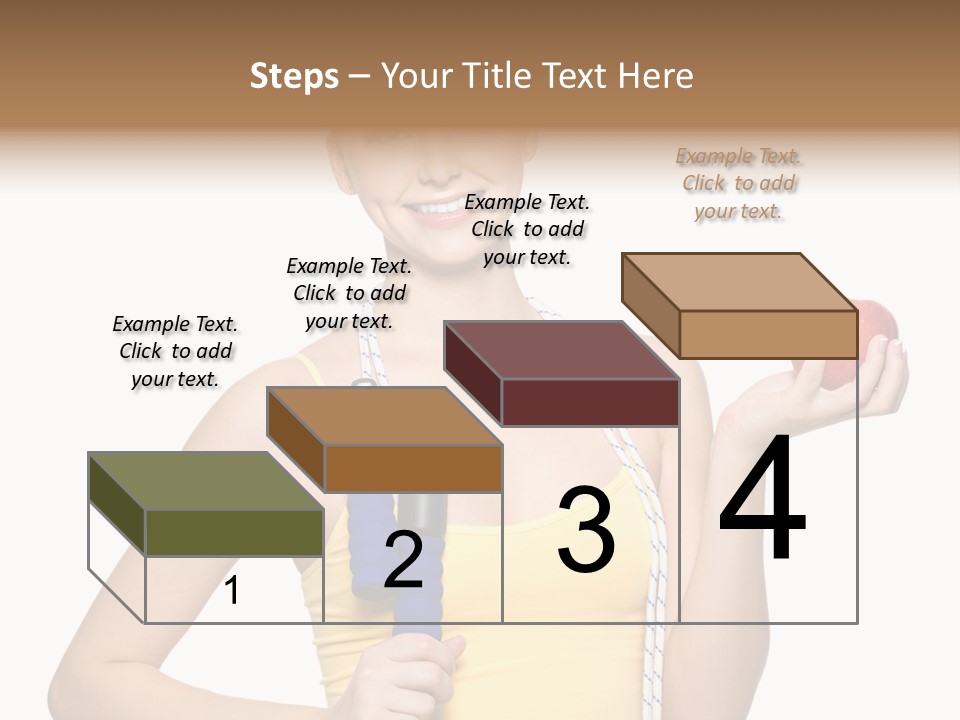 Portrait Lifestyle Joyful PowerPoint Template