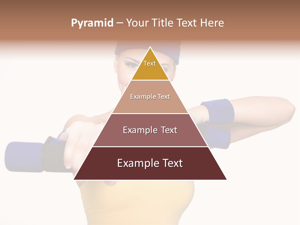 Isolated Blue Teen PowerPoint Template