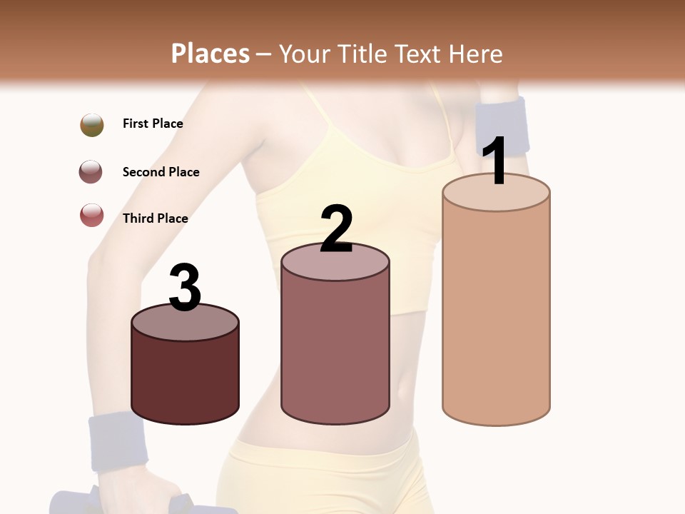 Sport Isolated Teenager PowerPoint Template