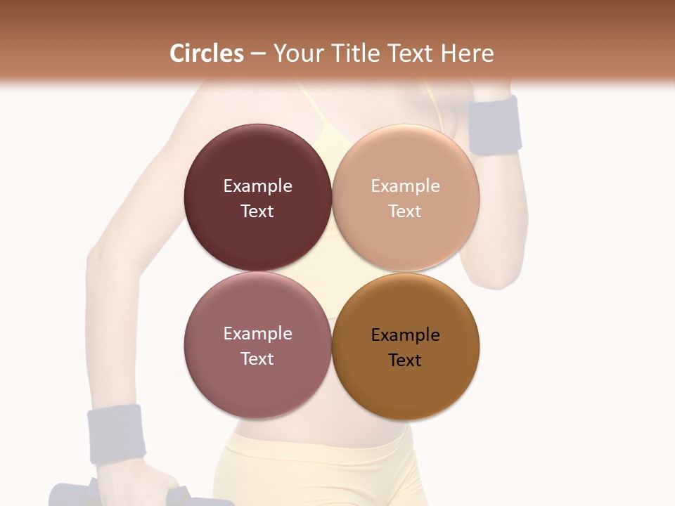 Sport Isolated Teenager PowerPoint Template