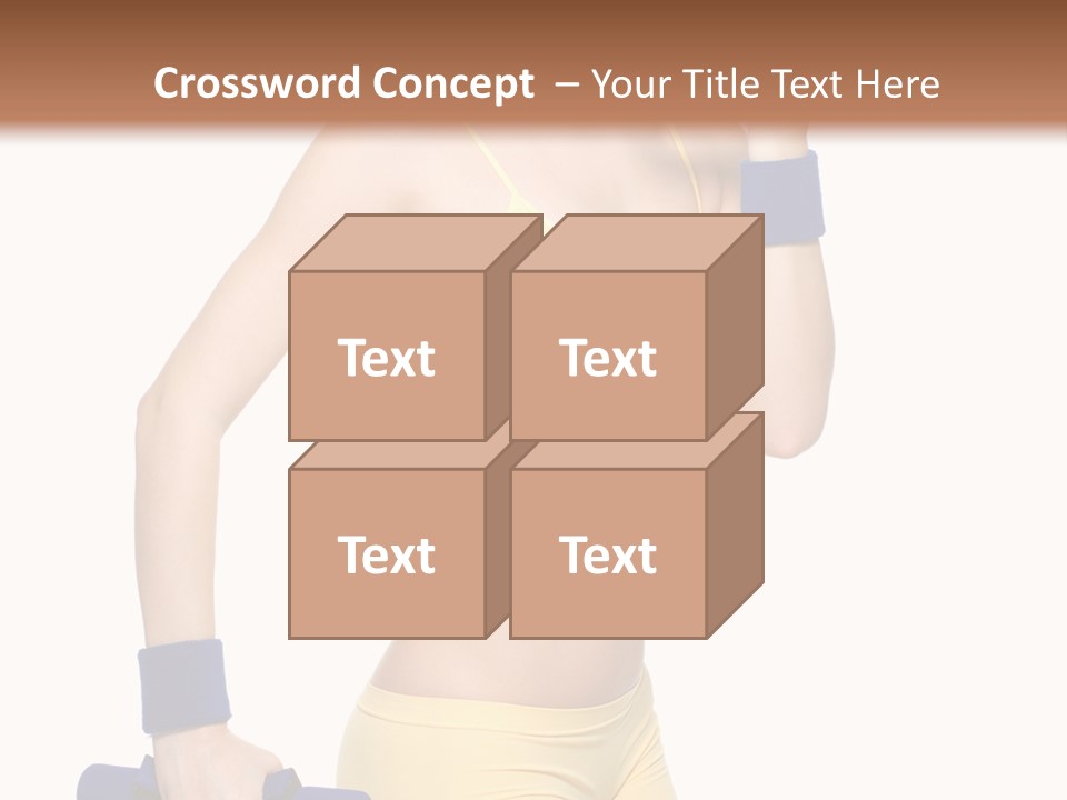 Sport Isolated Teenager PowerPoint Template