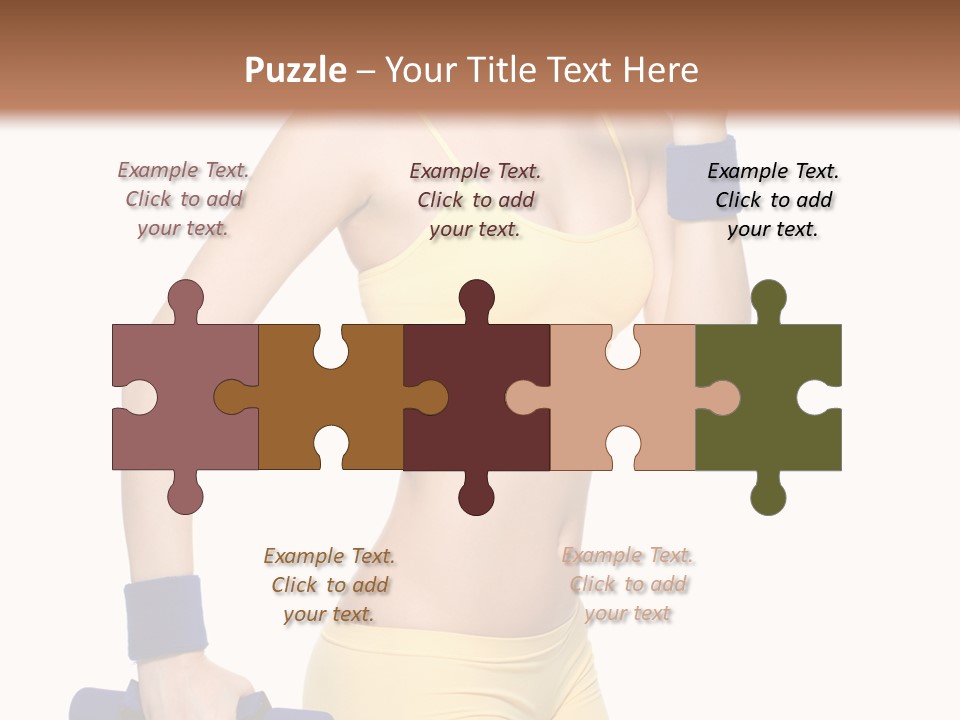 Sport Isolated Teenager PowerPoint Template