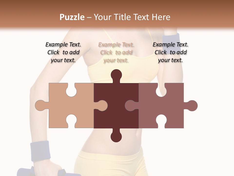 Sport Isolated Teenager PowerPoint Template