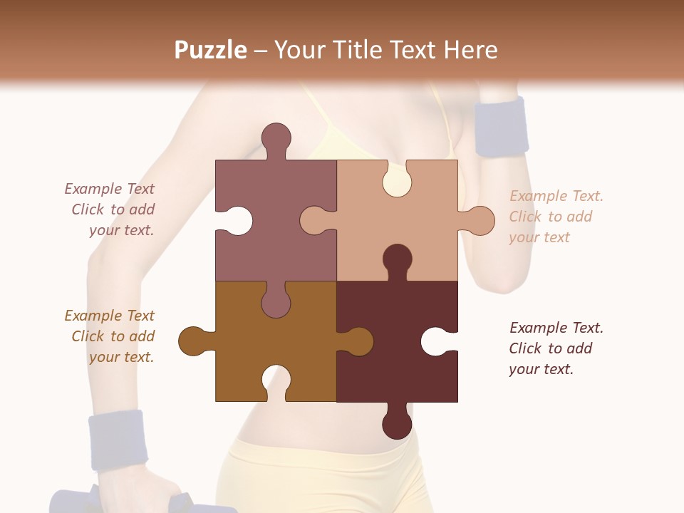 Sport Isolated Teenager PowerPoint Template