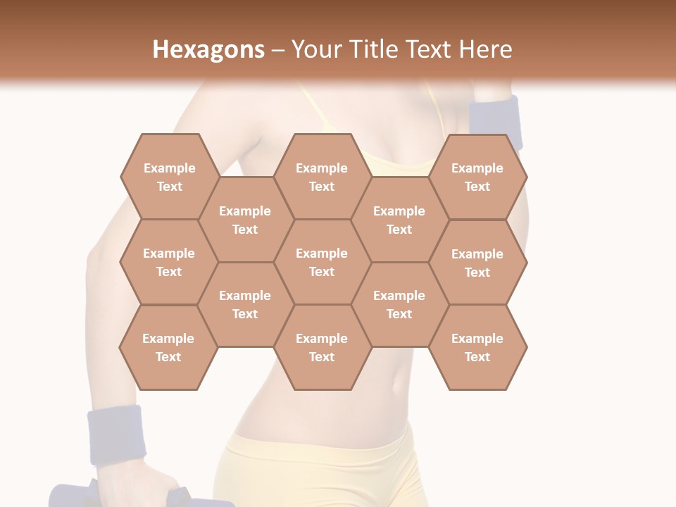 Sport Isolated Teenager PowerPoint Template