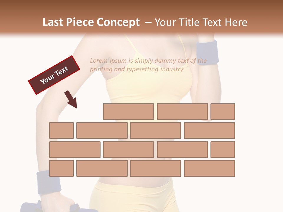 Sport Isolated Teenager PowerPoint Template