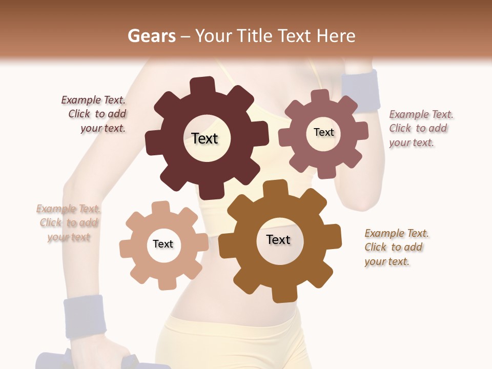 Sport Isolated Teenager PowerPoint Template