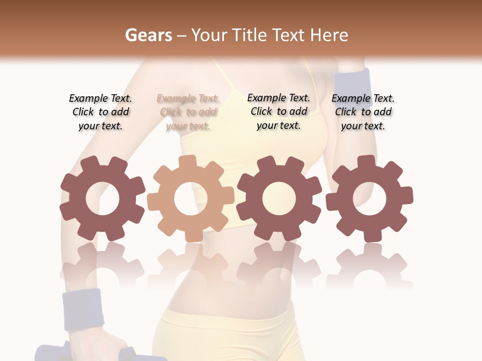 Sport Isolated Teenager PowerPoint Template