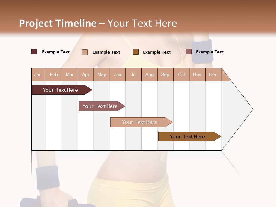 Sport Isolated Teenager PowerPoint Template