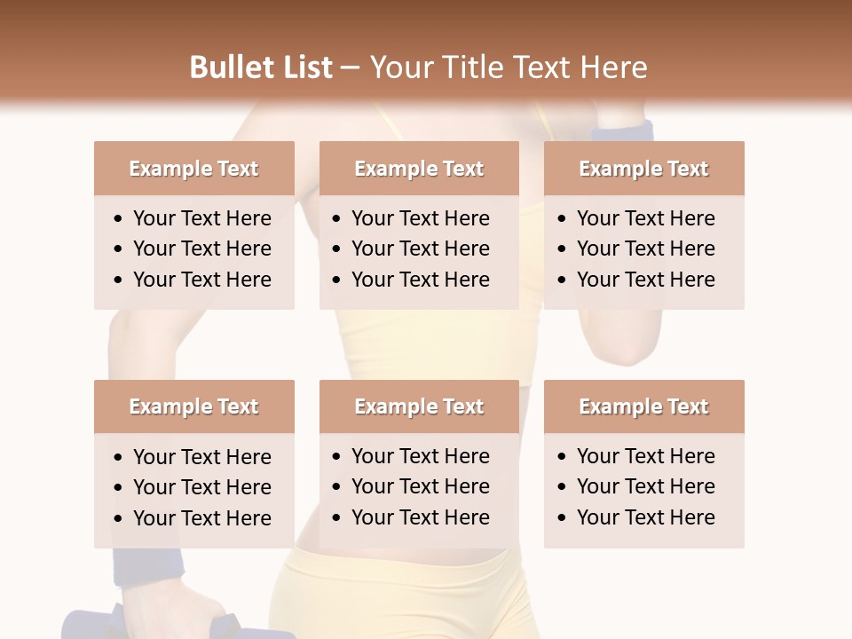 Sport Isolated Teenager PowerPoint Template