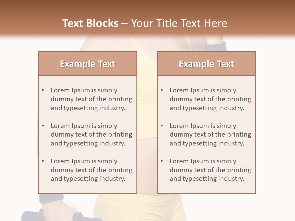 Sport Isolated Teenager PowerPoint Template