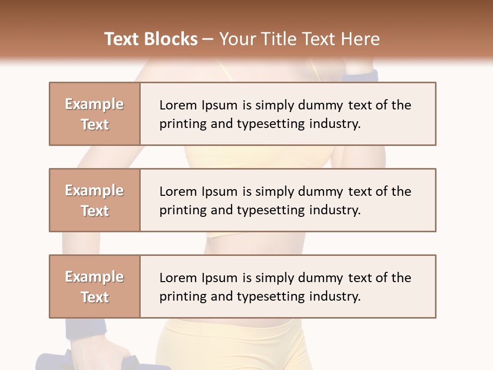 Sport Isolated Teenager PowerPoint Template