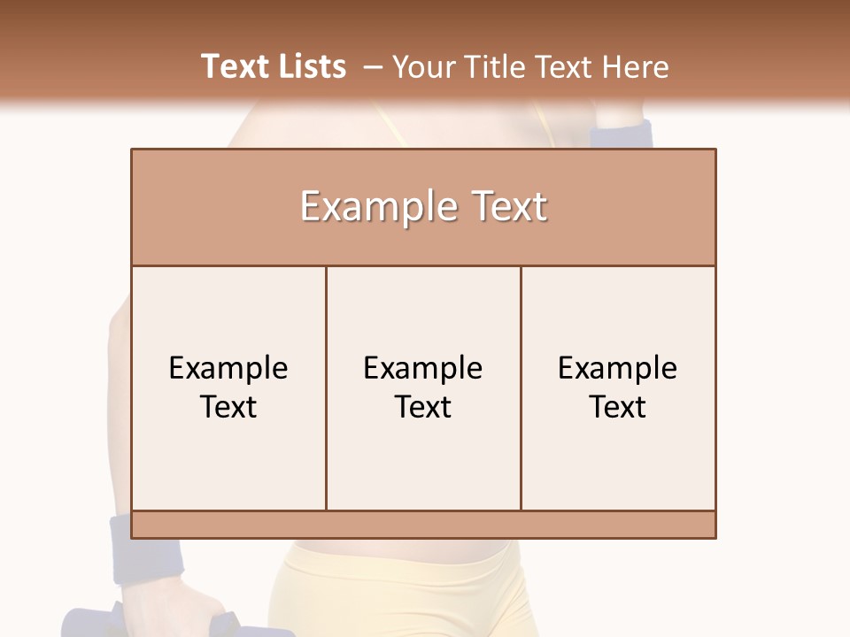 Sport Isolated Teenager PowerPoint Template