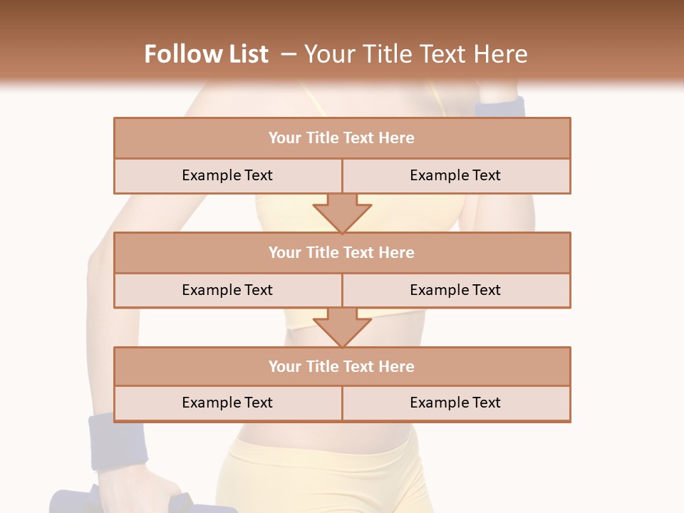 Sport Isolated Teenager PowerPoint Template
