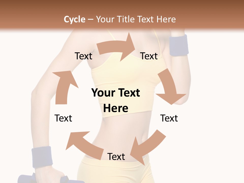 Sport Isolated Teenager PowerPoint Template