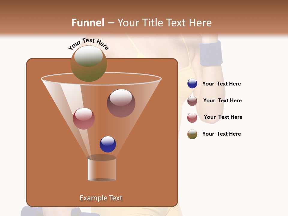 Sport Isolated Teenager PowerPoint Template