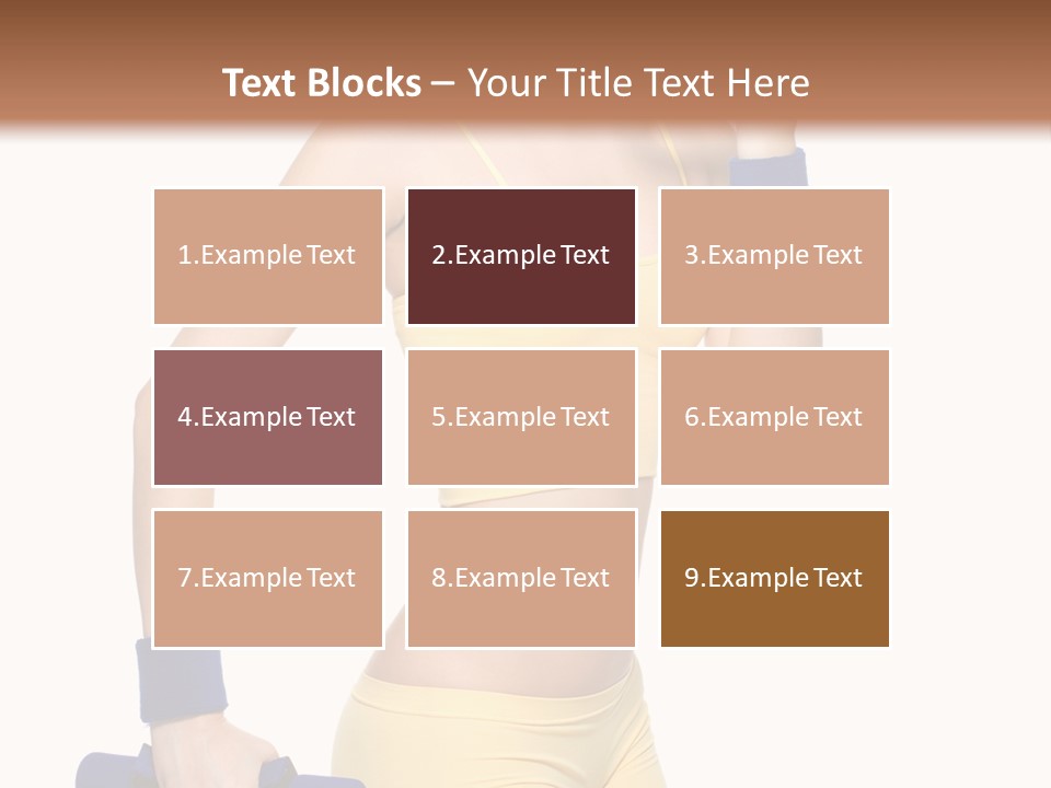 Sport Isolated Teenager PowerPoint Template